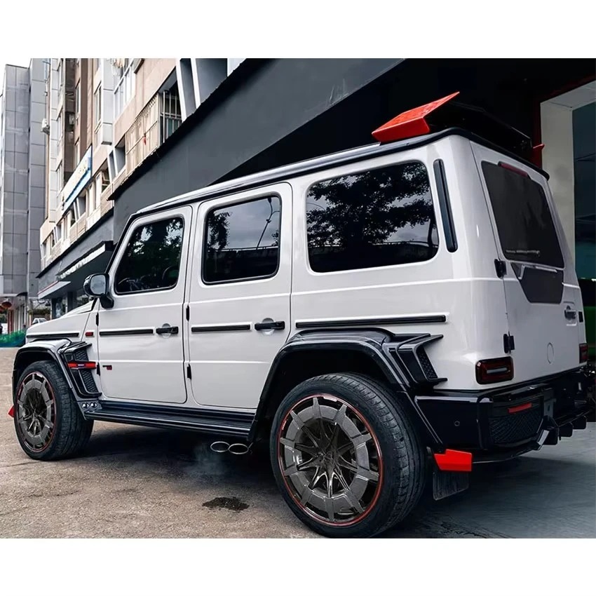 Upgrade Rocket B900 Dry Carbon Fiber Rear Spoiler Wing for  G Wagon Body Kit W464 G63 G500 G550 2019y+
